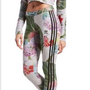 Adidas tropical print leggings